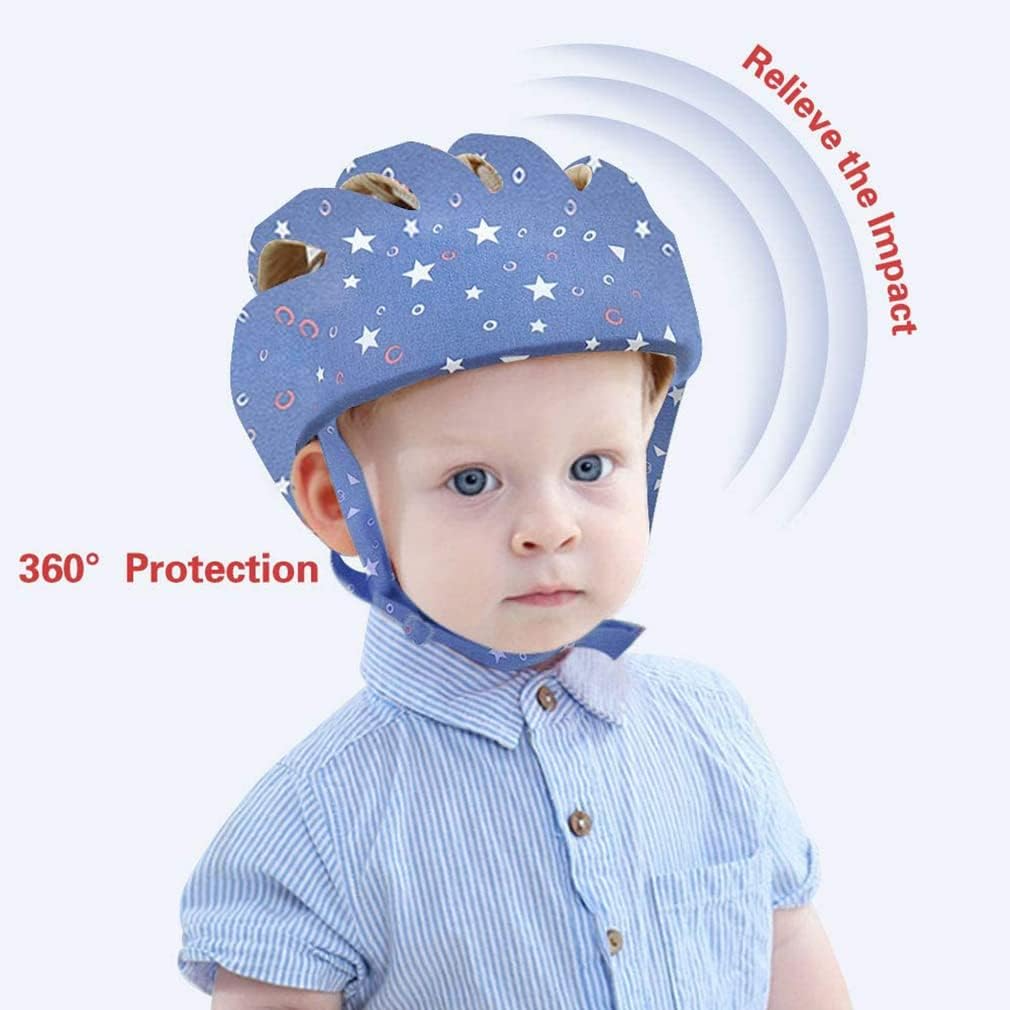 baby safety helmet soft padded head protection for crawling and first steps
