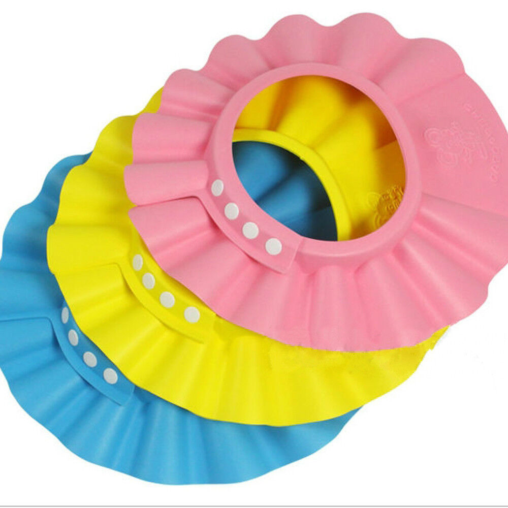 baby shower cap adjustable lightweight bath accessory