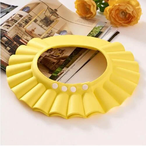 baby shower cap adjustable lightweight bath accessory