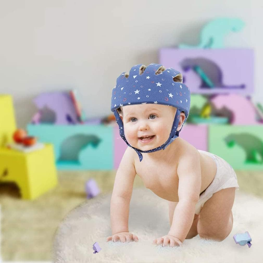 baby safety helmet soft padded head protection for crawling and first steps
