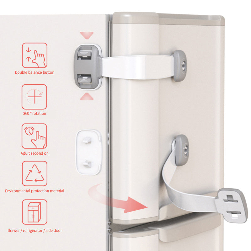 child safety cabinet lock for baby proofing drawers and doors