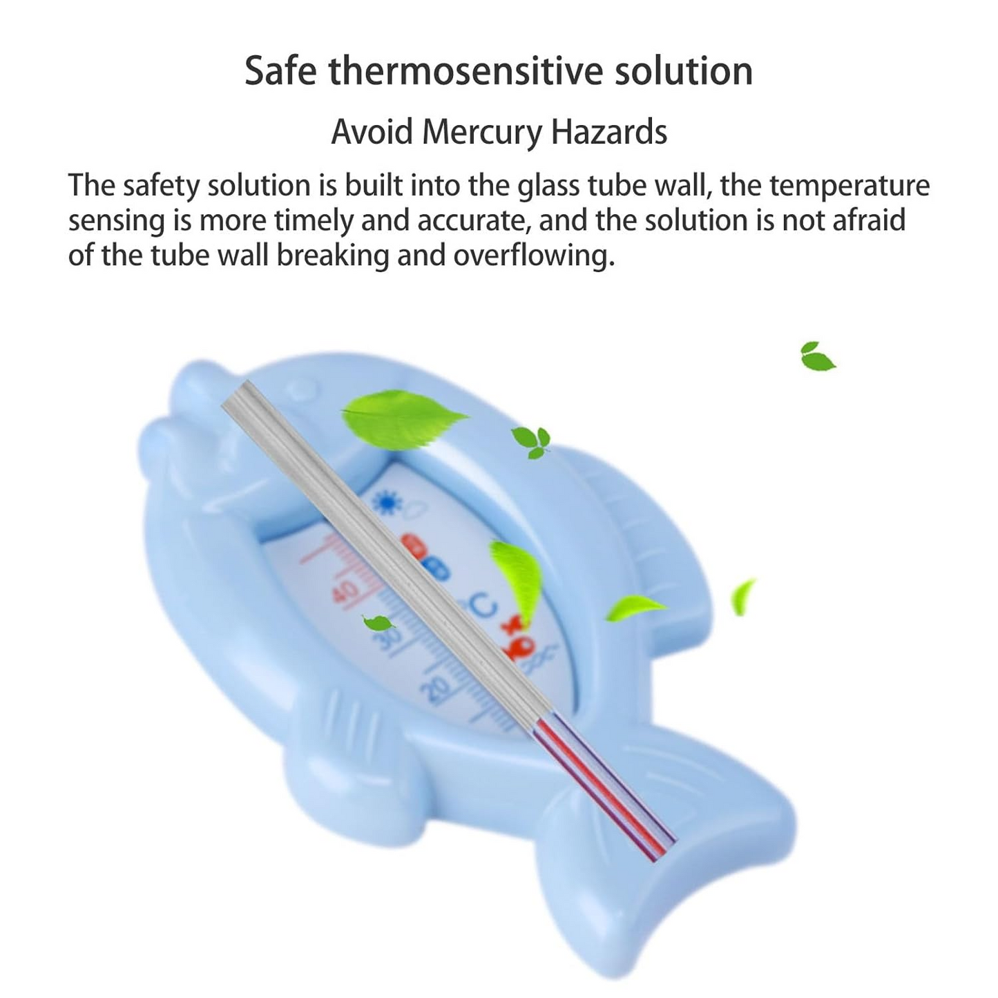 floating baby bath thermometer for checking water temperature

