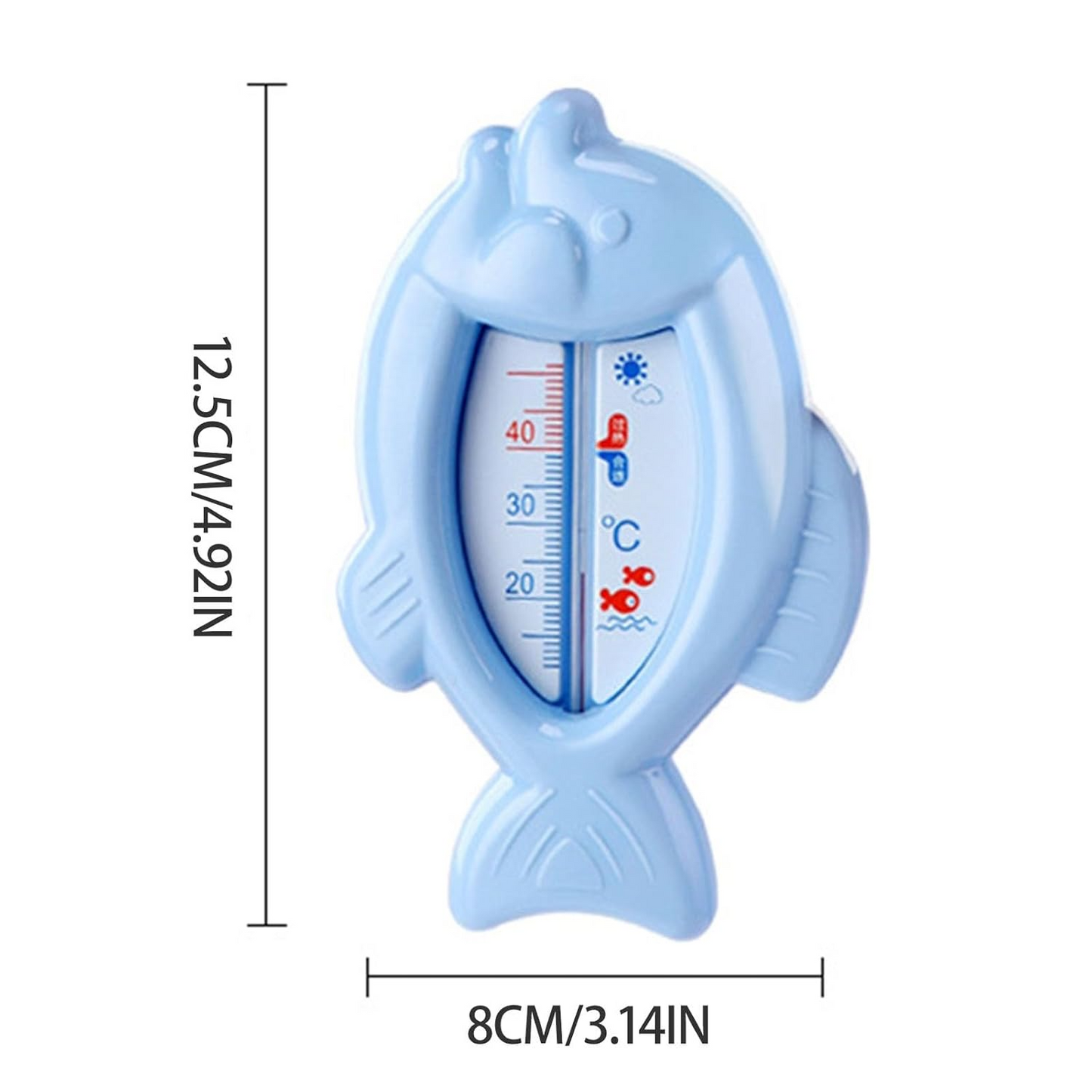 floating baby bath thermometer for checking water temperature

