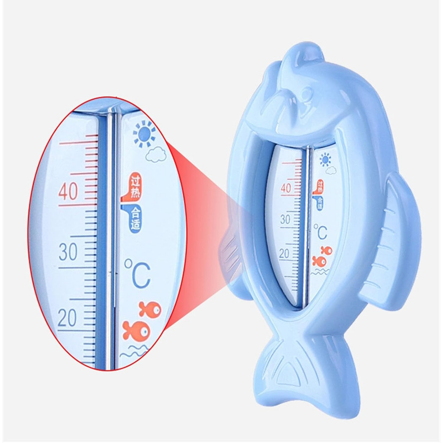 floating baby bath thermometer for checking water temperature
