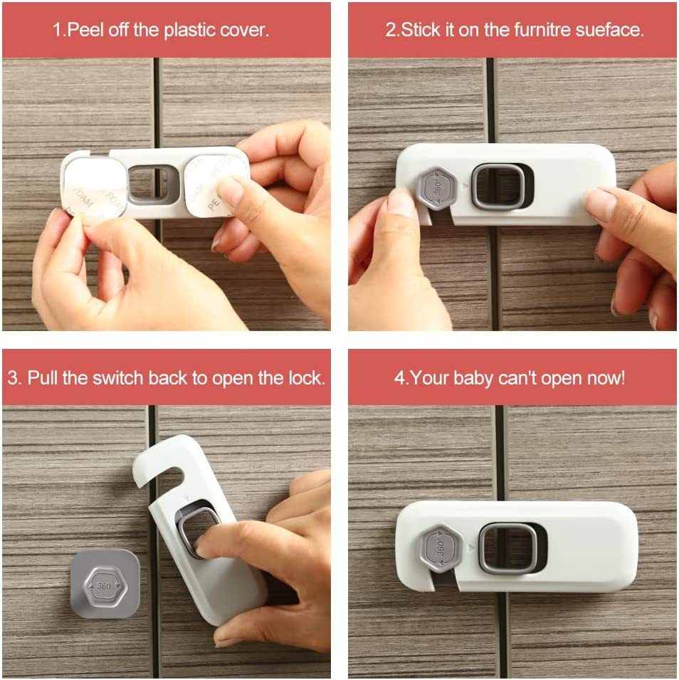 FridgeGuard Pro baby safety lock for refrigerator doors