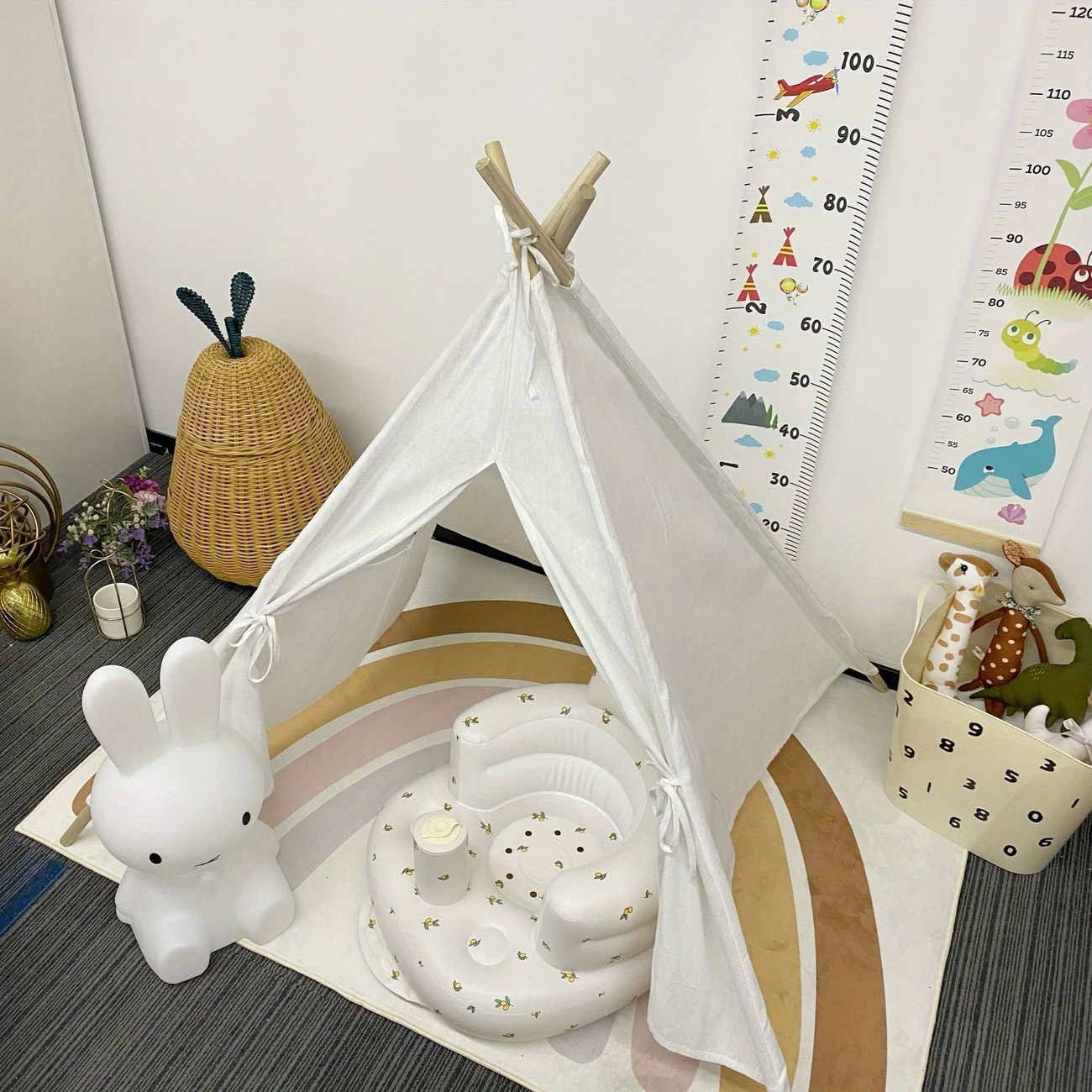 Inflatable baby support seat for sitting practice