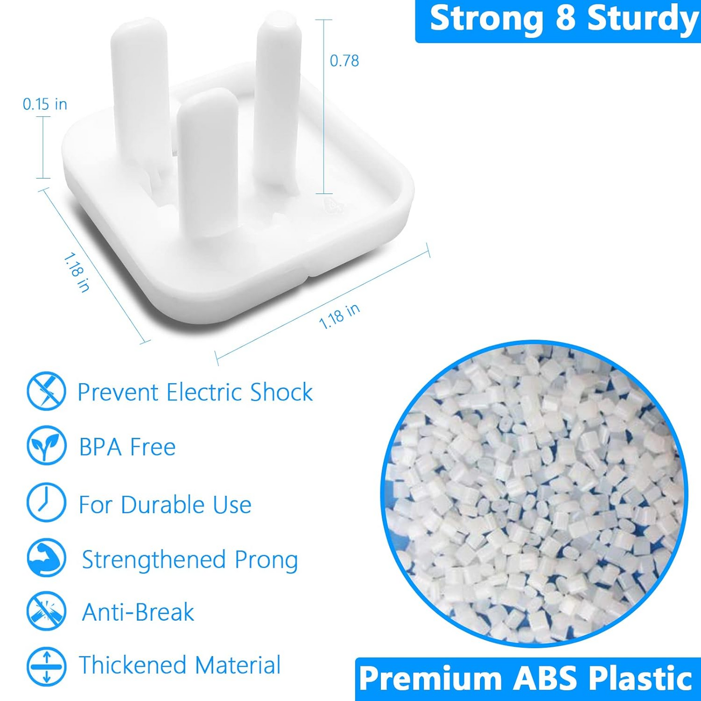 Kid Safe outlet protectors for electrical sockets