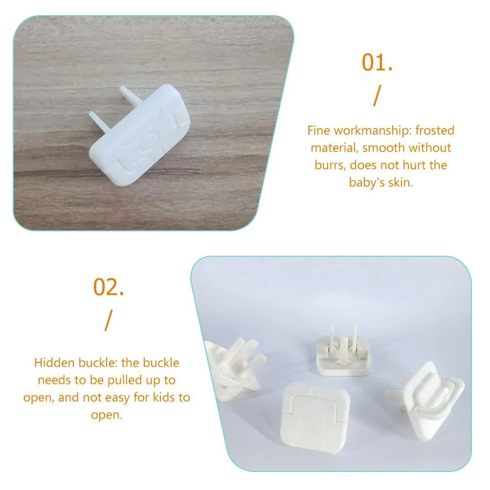 Kid Safe outlet protectors for electrical sockets