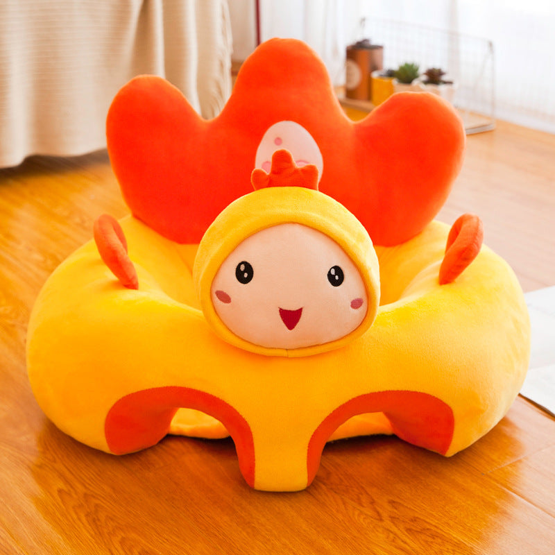 baby plush safety seat soft supportive toddler seating chair
