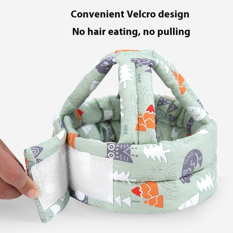 cotton baby head protection helmet soft padded
