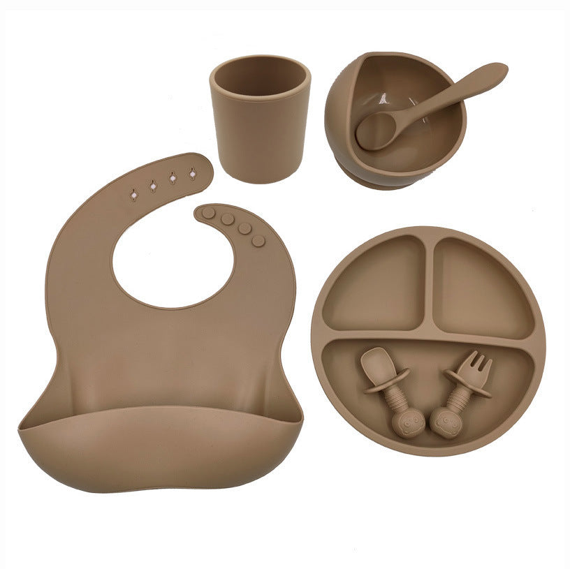 baby feeding silicone set bpa free self feeding kit